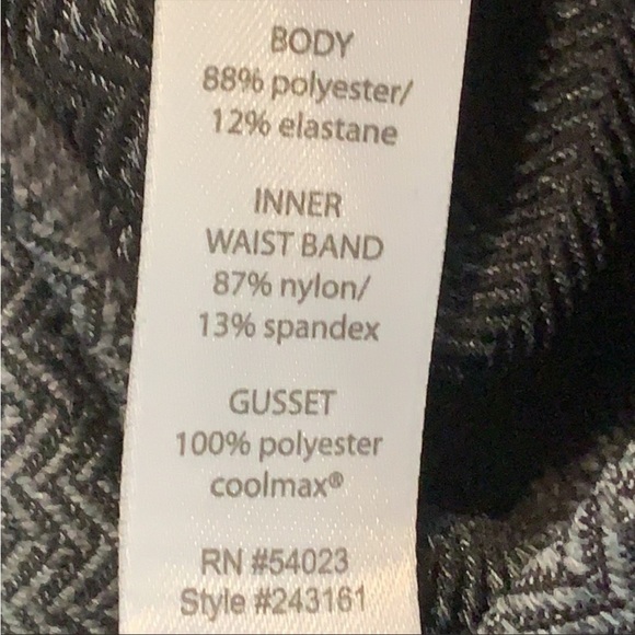 Athleta Sly Drifter Gray Herringbone Leggings S - Picture 5 of 8